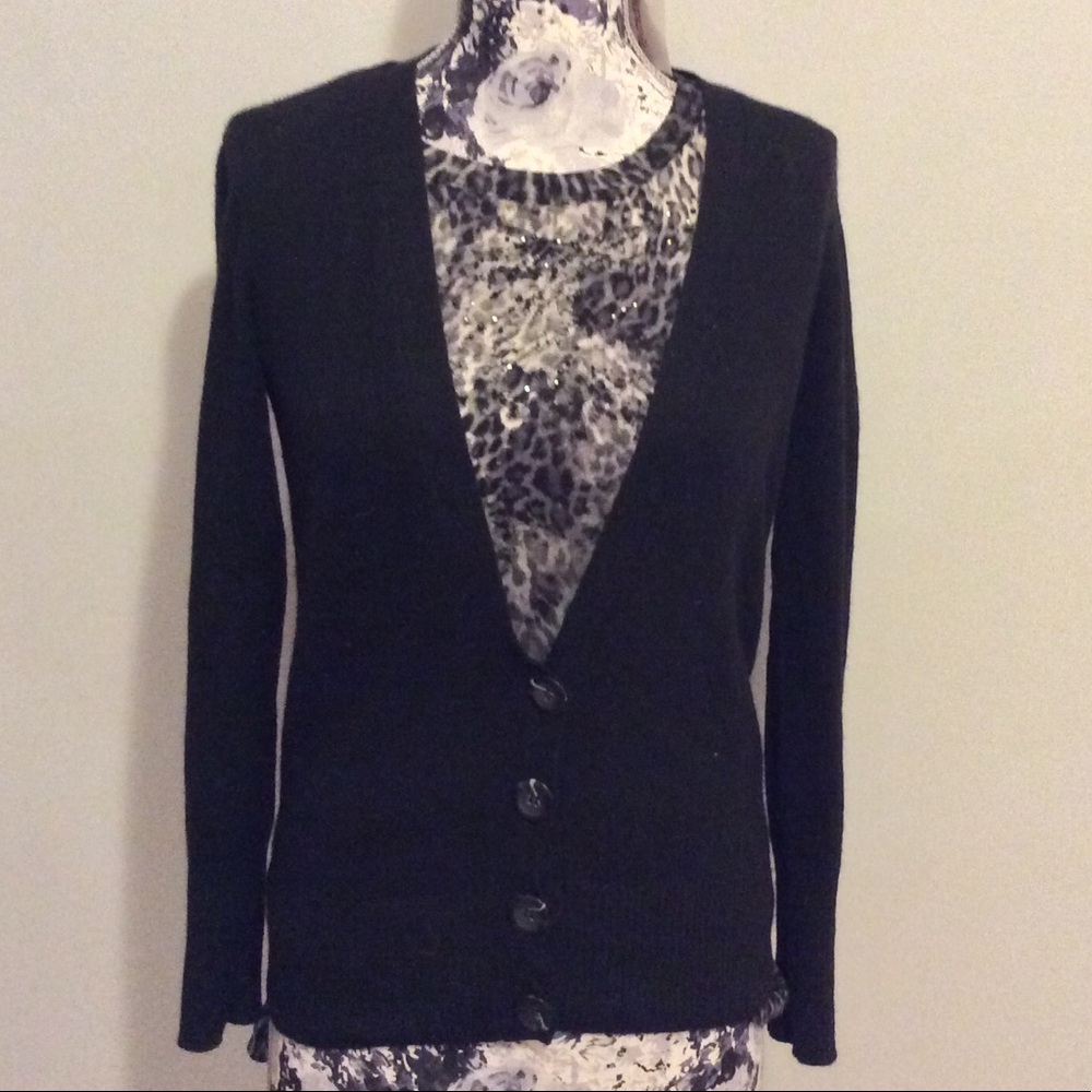 Vince Black Cashmere Cardigan (S)